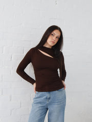 Daniella Top- Chocolate
