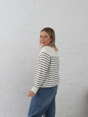 Emery Knit - White and Black