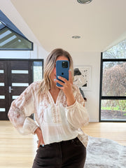 Rosalie Blouse- Cream