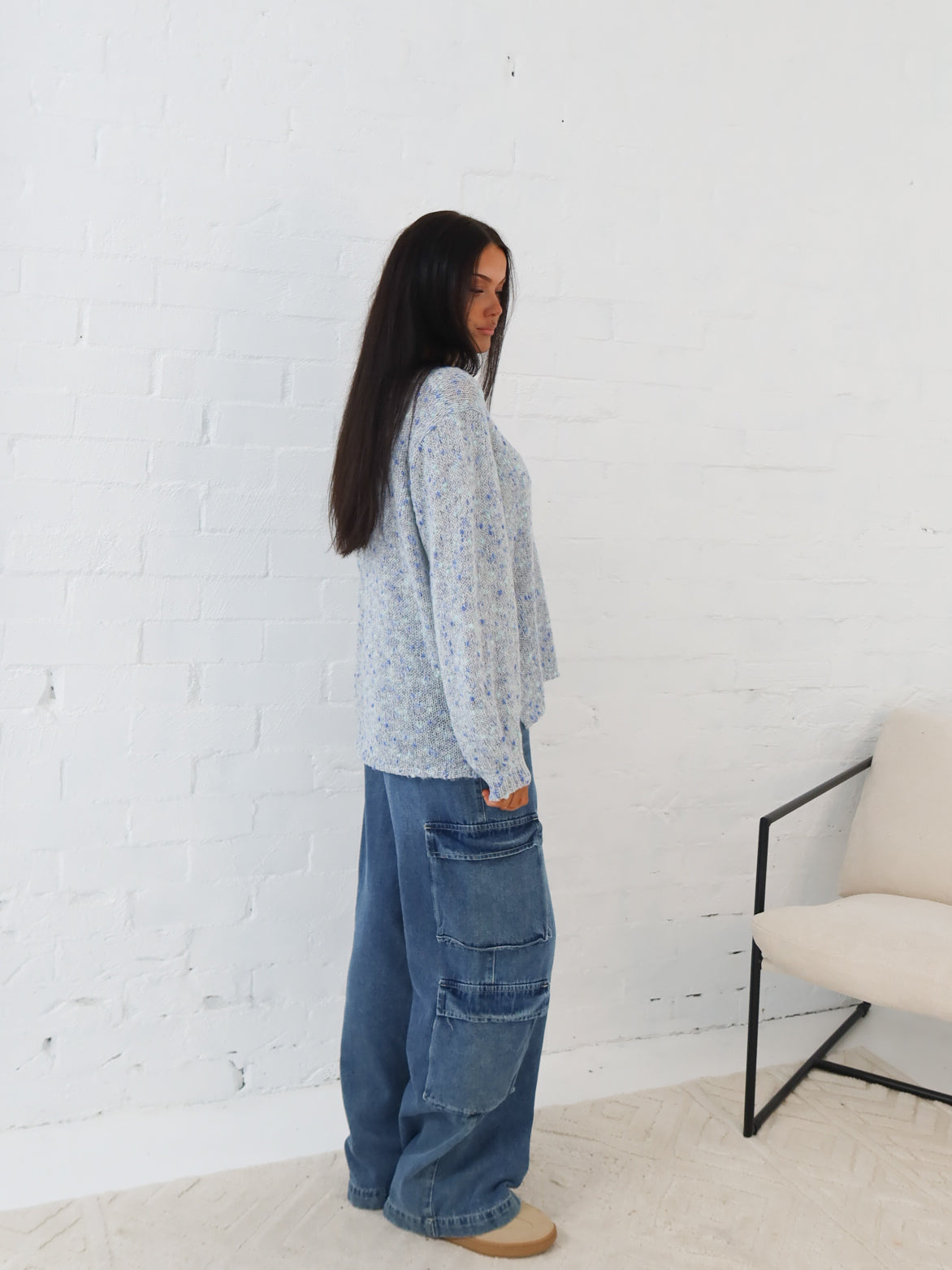 Lusia Knit- Blue
