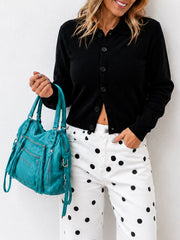 The Stevie Bag- Aqua