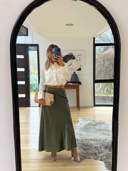 Kristen Skirt- Olive