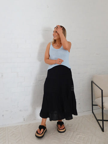 Ivy Top- Blue
