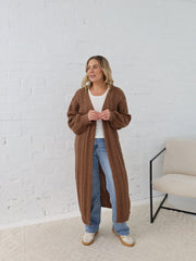 Ziggy Cardigan - Brown