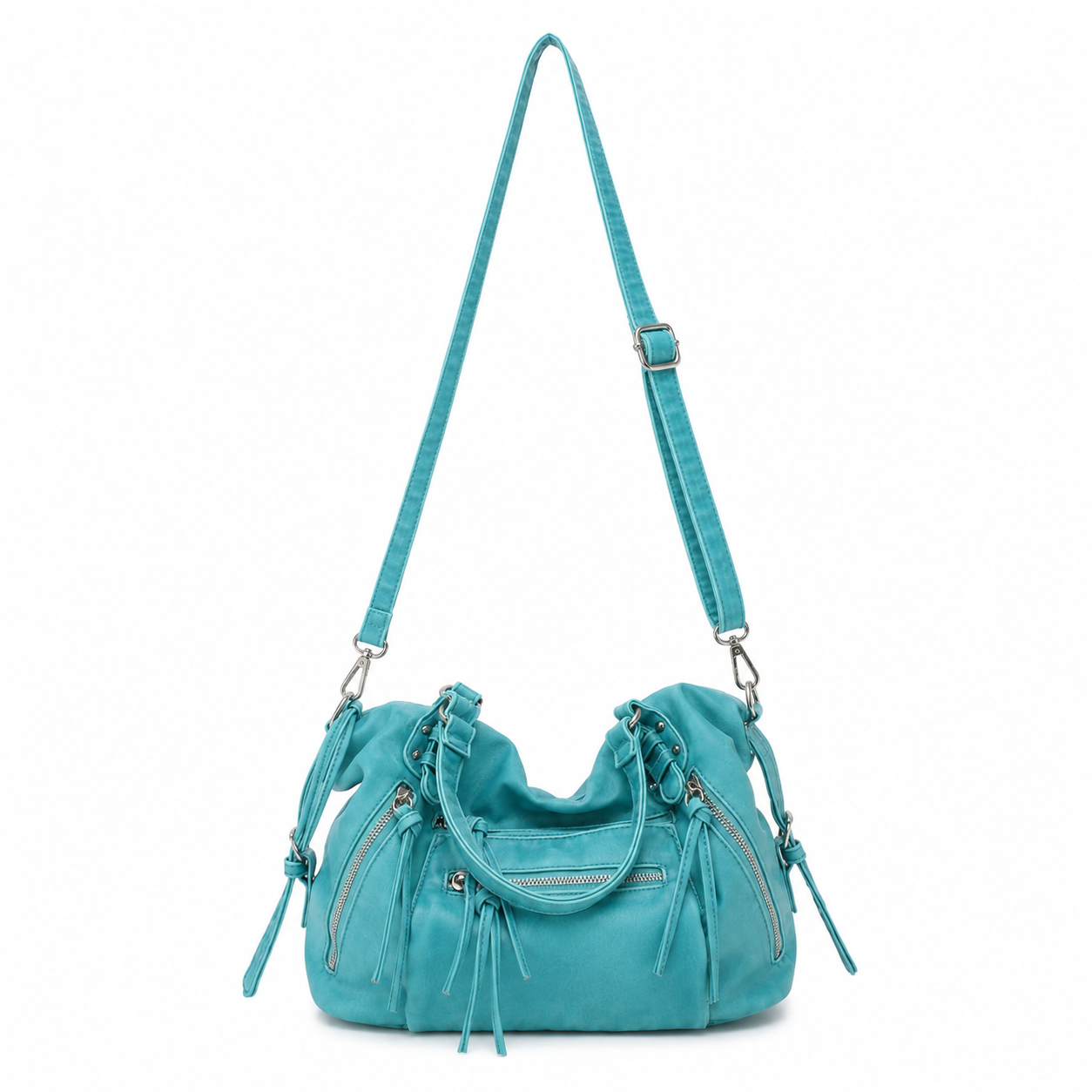 The Stevie Bag- Aqua
