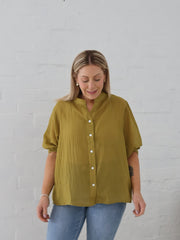 Mimi Blouse - Chartreuse