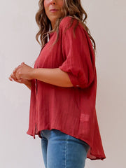 Mimi Blouse - Rust