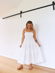 Isla Maxi Dress - White