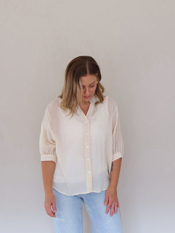 Mimi Blouse - Vanilla Nougat