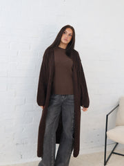 Bonnie Cardigan- Chocolate Speck