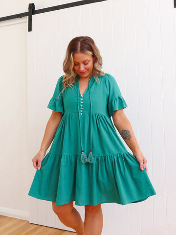 Aston Dress - Green