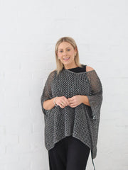 Della Top- Black/Silver