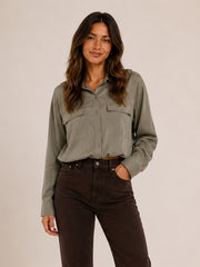 Hailey Shirt- Sage