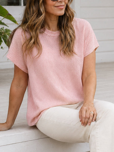 Mariah Knit Top - Pink