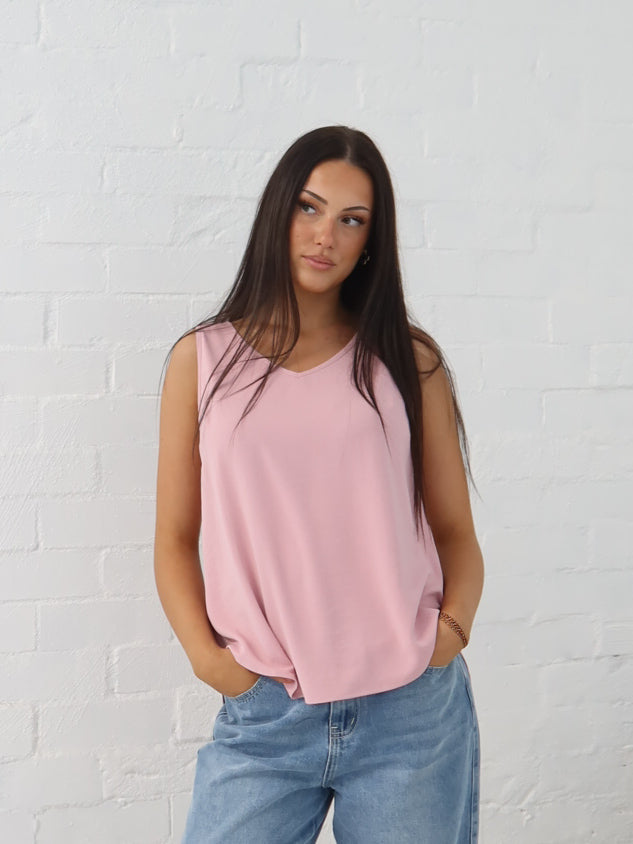 Mia Top- Pink
