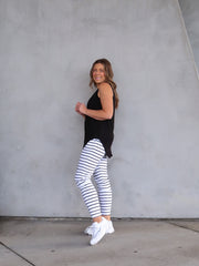 Heidi Pants - White and Black