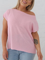 Mariah Knit Top - Pink