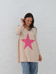 Maeve Star Knit - Bone