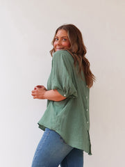 Mimi Blouse - Sage Green