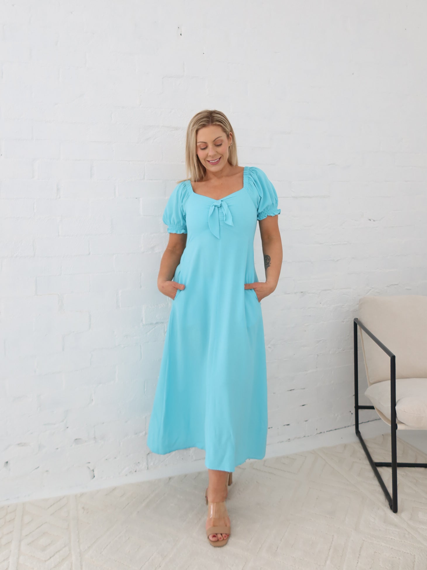 Estella Dress - Blue