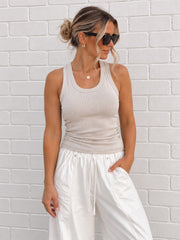 Charlee Tank - Stone