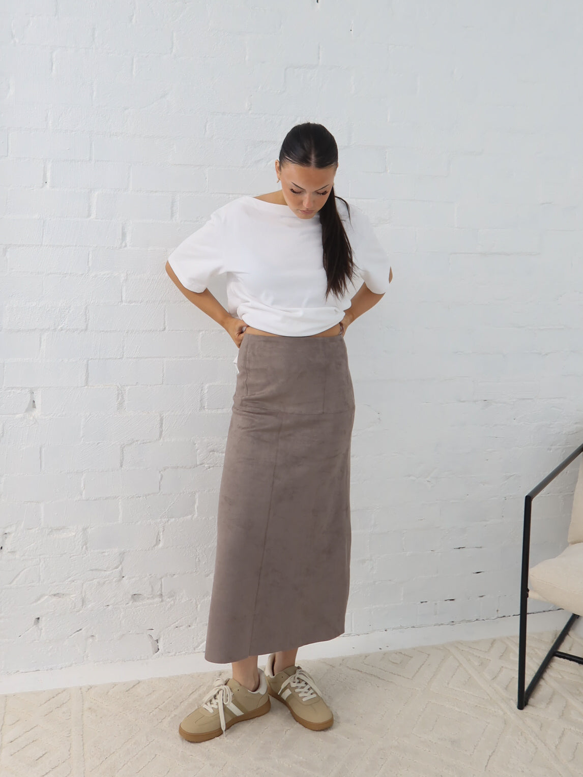 Bianca Skirt - Taupe