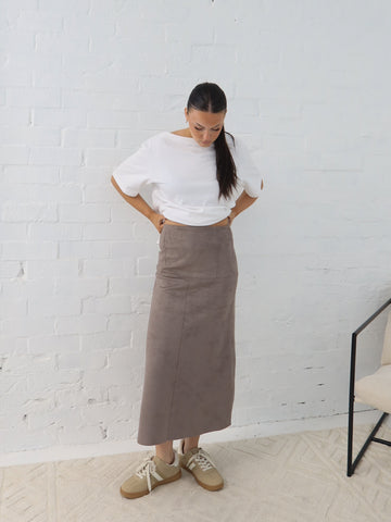Bianca Skirt - Taupe