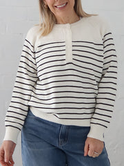 Emery Knit - White and Black