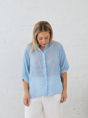 Mimi Blouse - Sky Blue