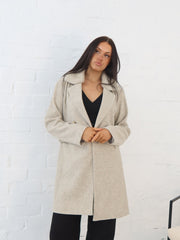 Madrid Coat- Taupe