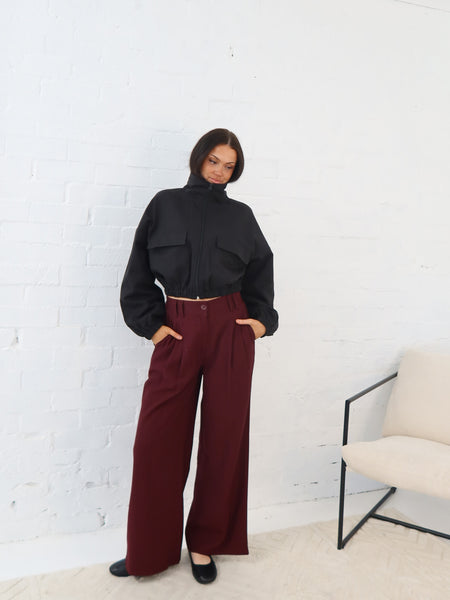 Lain Pants - Burgundy