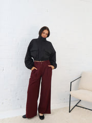 Lain Pants - Burgundy