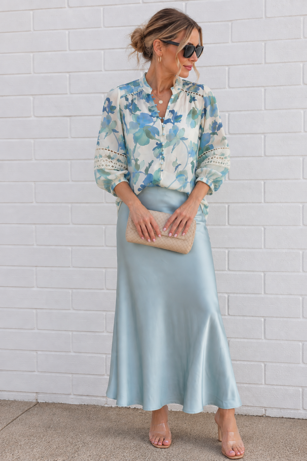 Eden Shirt- Green Floral