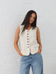 Carter Vest - Natural