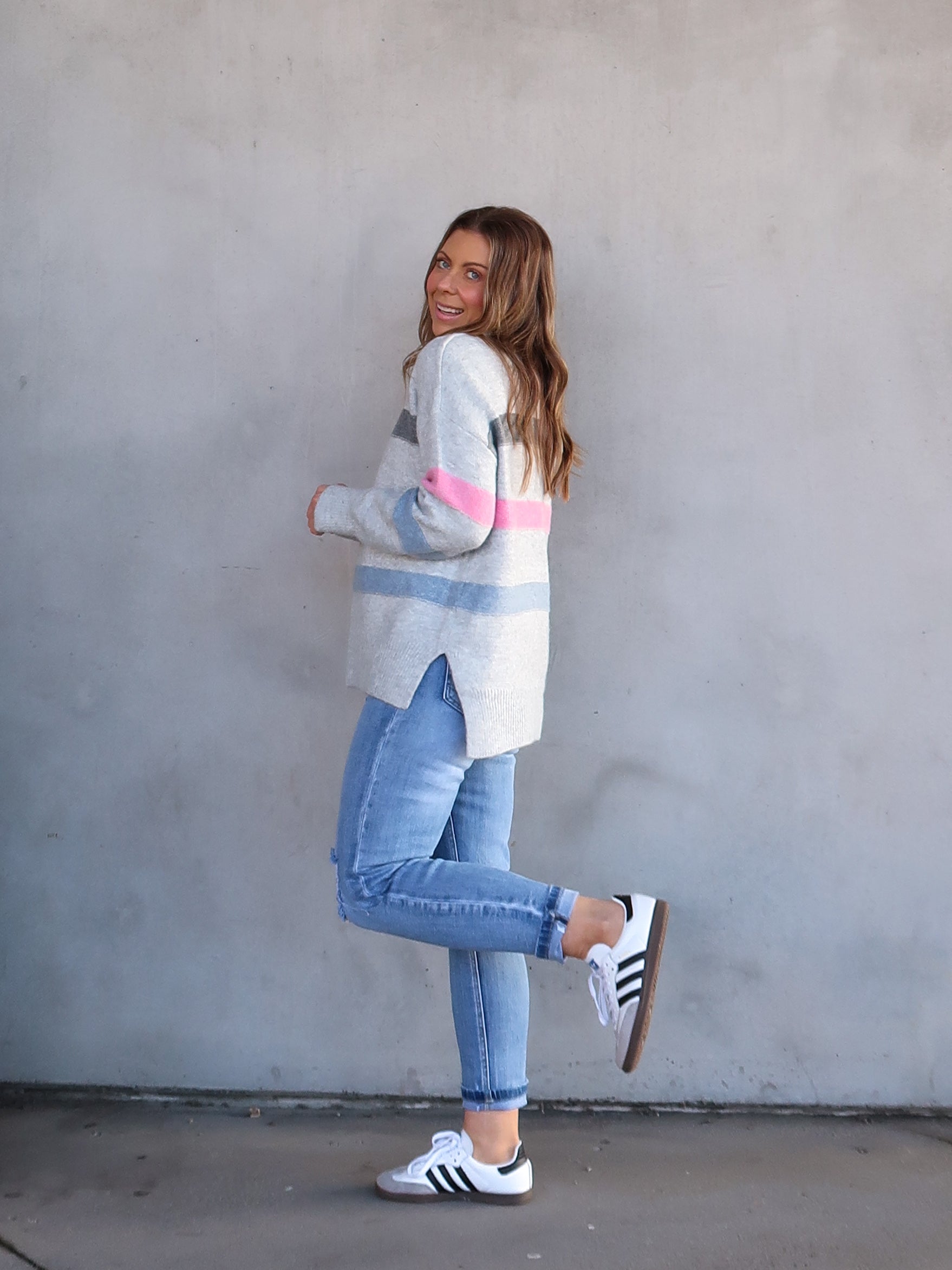 Adeline Knit- Grey