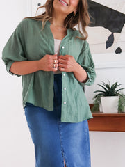 Mimi Blouse - Sage Green