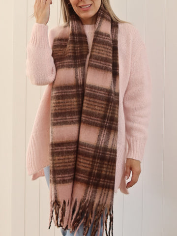 Polly Scarf- Dusty Pink