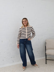 Blanca Cardigan - Navy