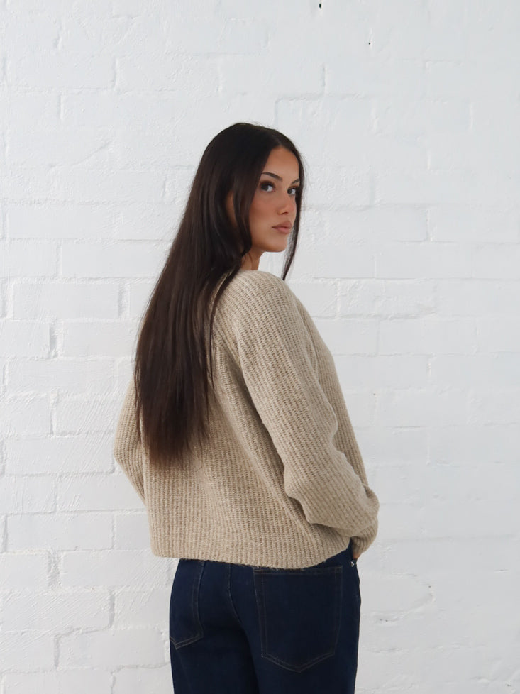 Dane Cardigan- Taupe
