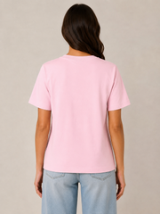 Hallie Tee- Pink