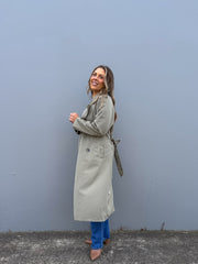 Whitney Trench Coat - Olive