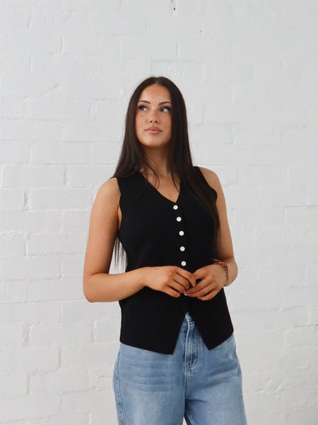 Parker Vest - Black