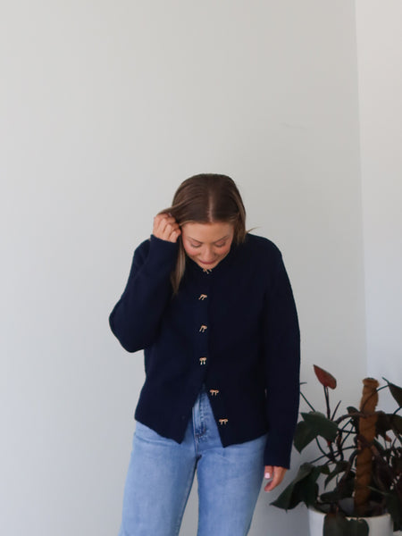 Mckinley Cardigan - Navy