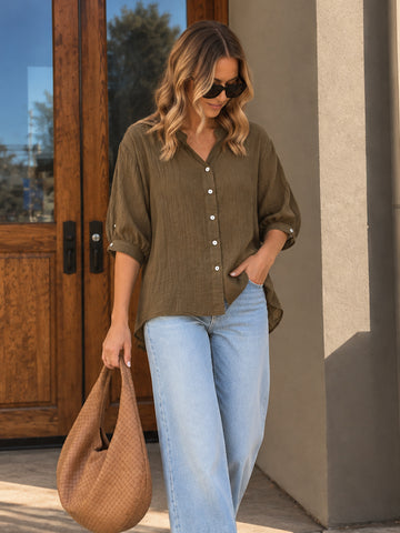 Mimi Blouse - Brunette