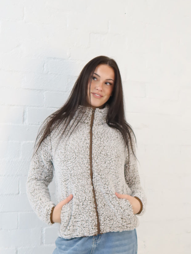 Heide Jacket- Tan Speck