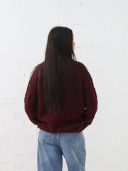 Lois Knit- Burgundy