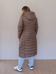 Carson Coat - Taupe