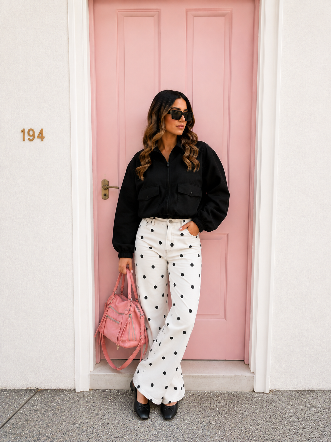 Polka Dot Jeans