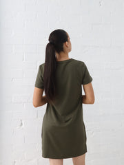 Ultimate School Run Dress- Khaki