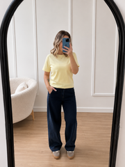 Hallie Tee- Butter Yellow